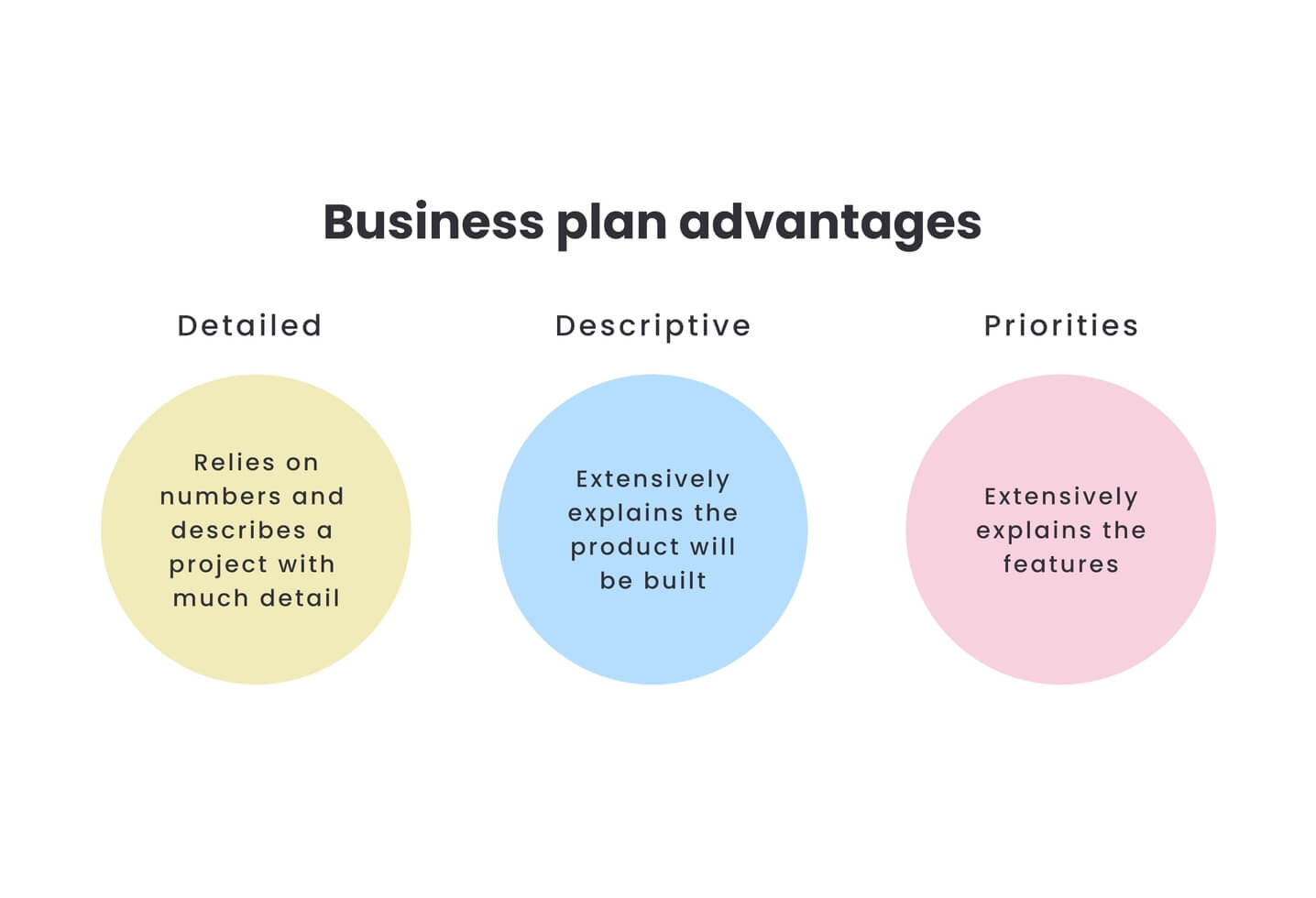 traditional business plan advantages