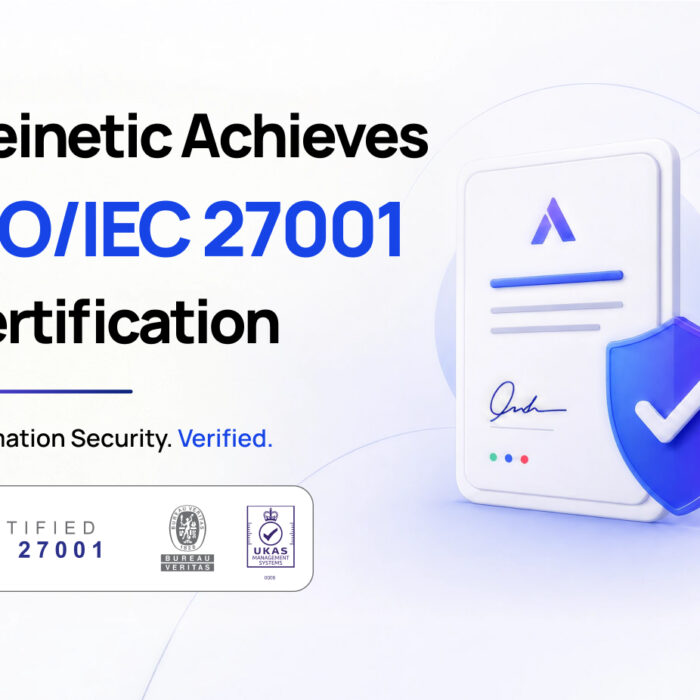 Treinetic ISO IEC 27001 2022 Certification Certificate issued by Bureau Veritas